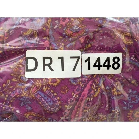 Beach Lunch Lounge Floral Cottagecore Tiered Midi Dress XL long sleeve Coastal - Picture 6 of 11